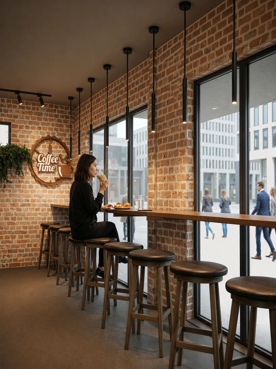 projekt kanapkowni Brick and Bread Wrocław