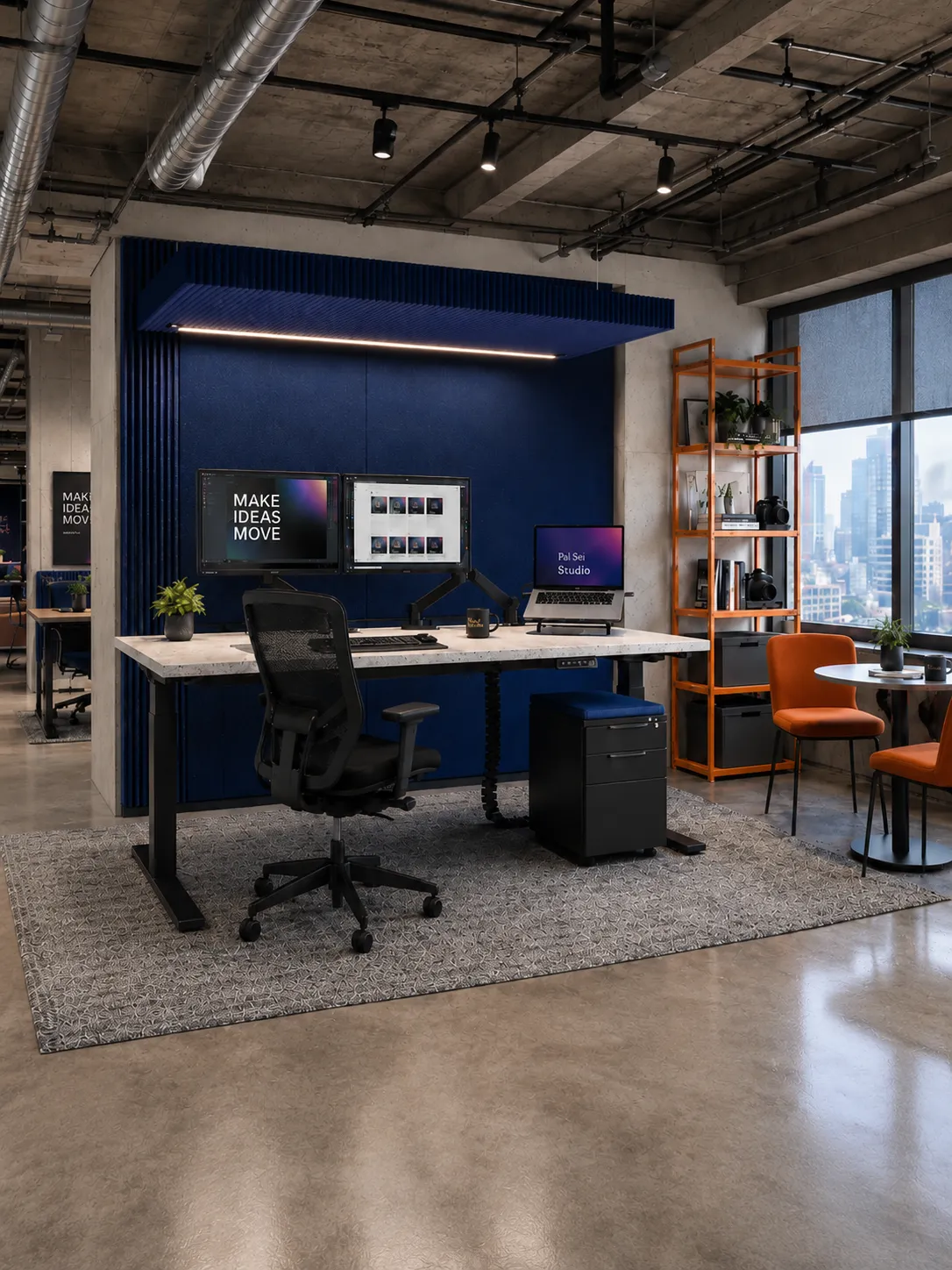 Pulse Studio kreatywna przestrzeń pracy Wrocław Krzyki